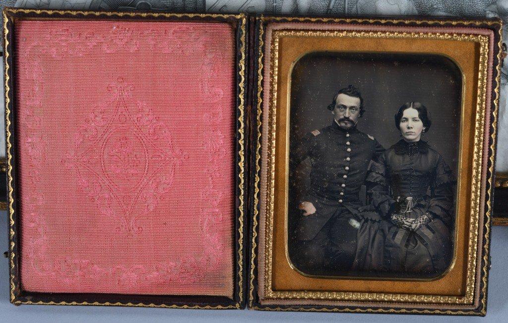 MEXICAN WAR OFFICER GROUP DAGUERROTYPE COMMISSIONS