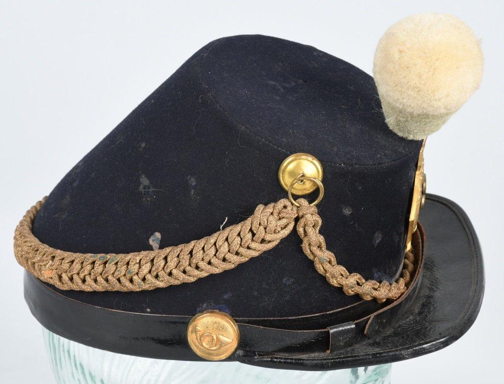1880S - 90S MASSACHUSETTS VOLUNTEER MILITIA HAT