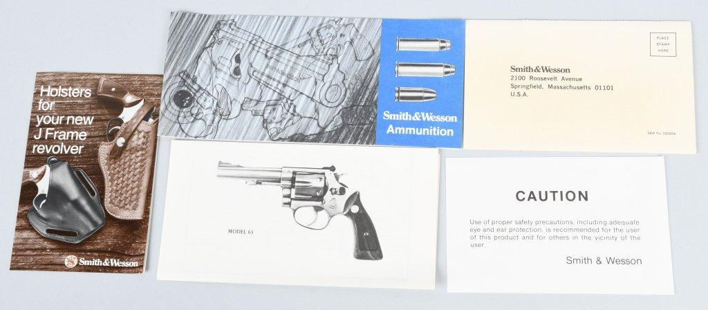 SMITH & WESSON 63, .22 REVOLVER, BOXED