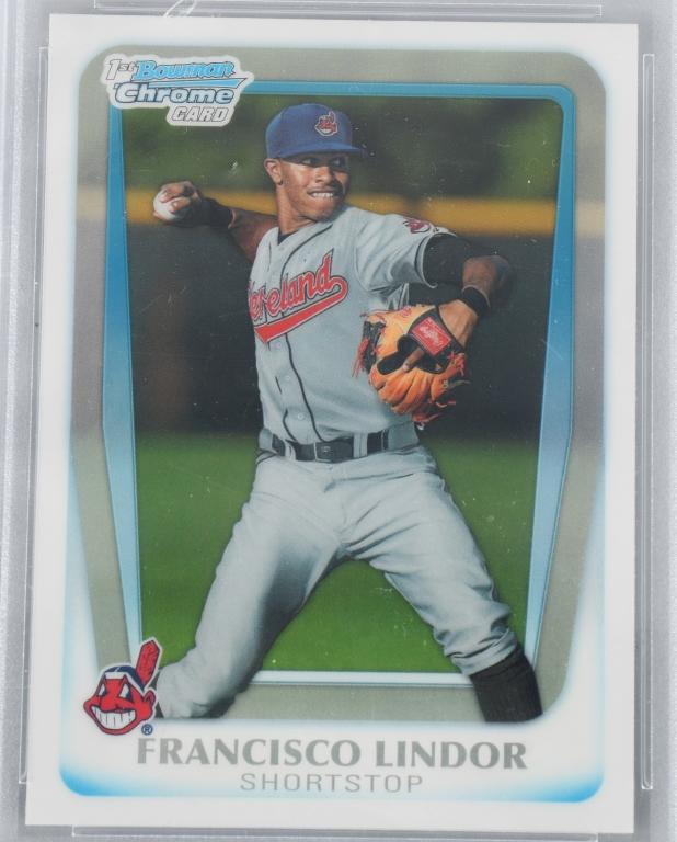 Francisco Lindor 2011 Bowman Draft Rookie PSA 9