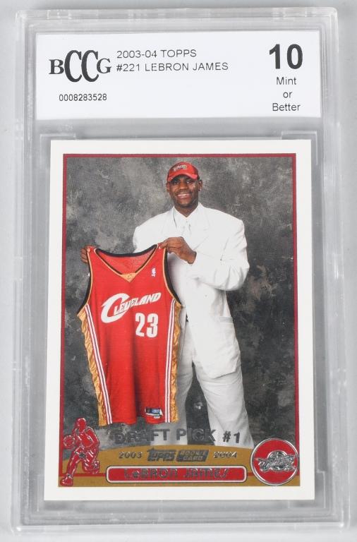 LeBron James graded rookie 2003-3004 Beckett MINT