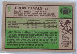 John Elway rookie & Johnny Unitas 4 in 1 PSA