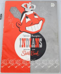 Cleveland Indians sketch books, 1948, 1949, 1950