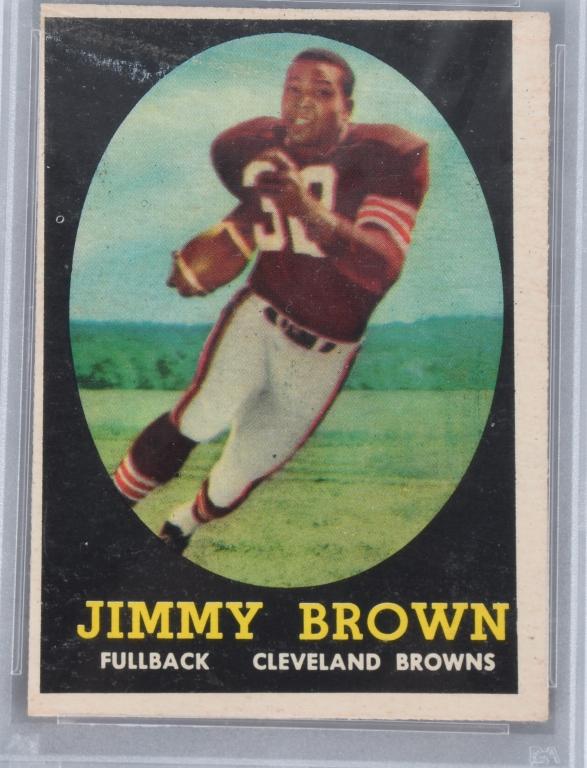 Jim Brown 1958 Topps Rookie PSA