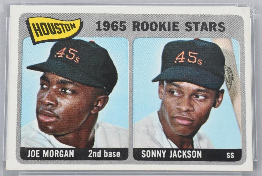 Joe Morgan 1965 Topps rookie card, PSA graded