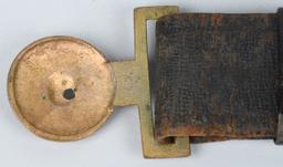 19TH CENTURY REVENUE CUTTER BELT PLATE & BELT