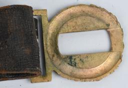 19TH CENTURY REVENUE CUTTER BELT PLATE & BELT