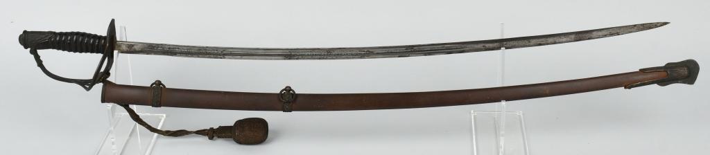 M 1872 AMES OFFICER CAVALRY SABER W/ ORIGINAL KNOT