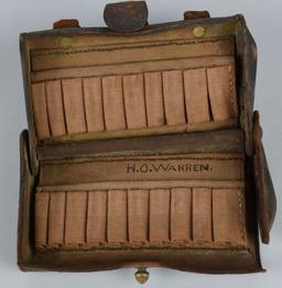 MCKEEVER CARTRIDGE BOX WITH NEW JERSEY BRASS PLATE