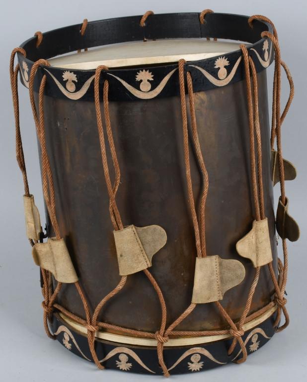 NAPOLEONIC WAR 54th REGIMENTAL DRUM