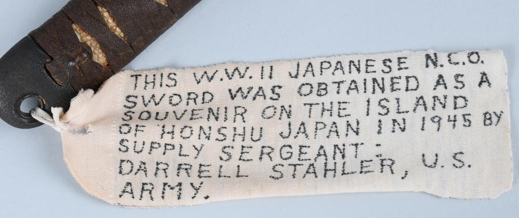 JAPANESE WWII TYPE 98 KATANA SIGNED CAPTURED