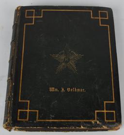 HISTORIC US MILITAY ACADEMY ALBUM 1868 WEST POINT