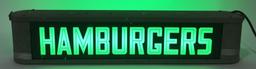 1940s HAMBURGER LIGHT-UP SIGN