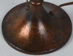 ROYCROFT HAMMERED COPPER LAMP