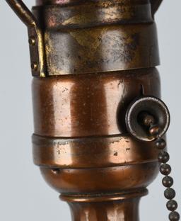 ROYCROFT HAMMERED COPPER LAMP
