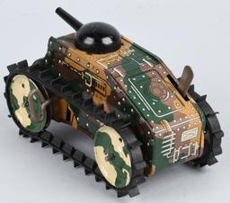 MARX Windup MIDGET CLIMBING FIGHTING TANK w/ BOX