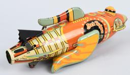 MARX Tin Windup BUCK ROGERS SPACE CRUISER