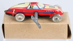 MARX Tin Windup SINGLE SPEEDWAY w/ BOX