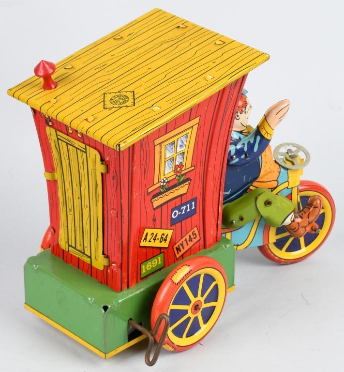 WYANDOTTE Tin Windup HUMPHREY MOBILE w/ BOX