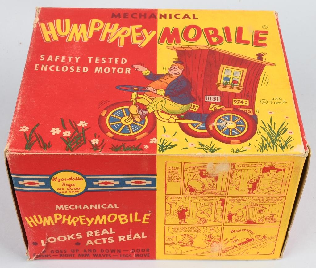 WYANDOTTE Tin Windup HUMPHREY MOBILE w/ BOX