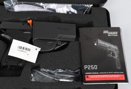 AS NEW IN BOX SIG SAUER P250 SEMI AUTO PISTOL