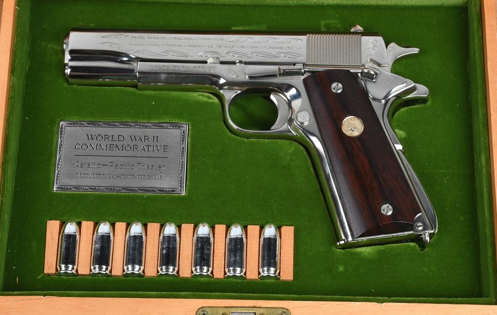 CASED COLT 1911-A1 PACIFIC THEATER PISTOL (1970)