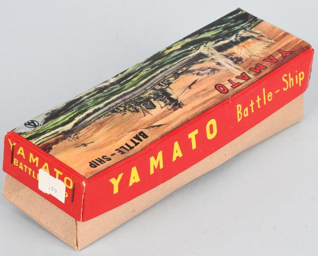 JAPAN TIN YAMATO BATTLESHIP BOILER TOY w/ BOX