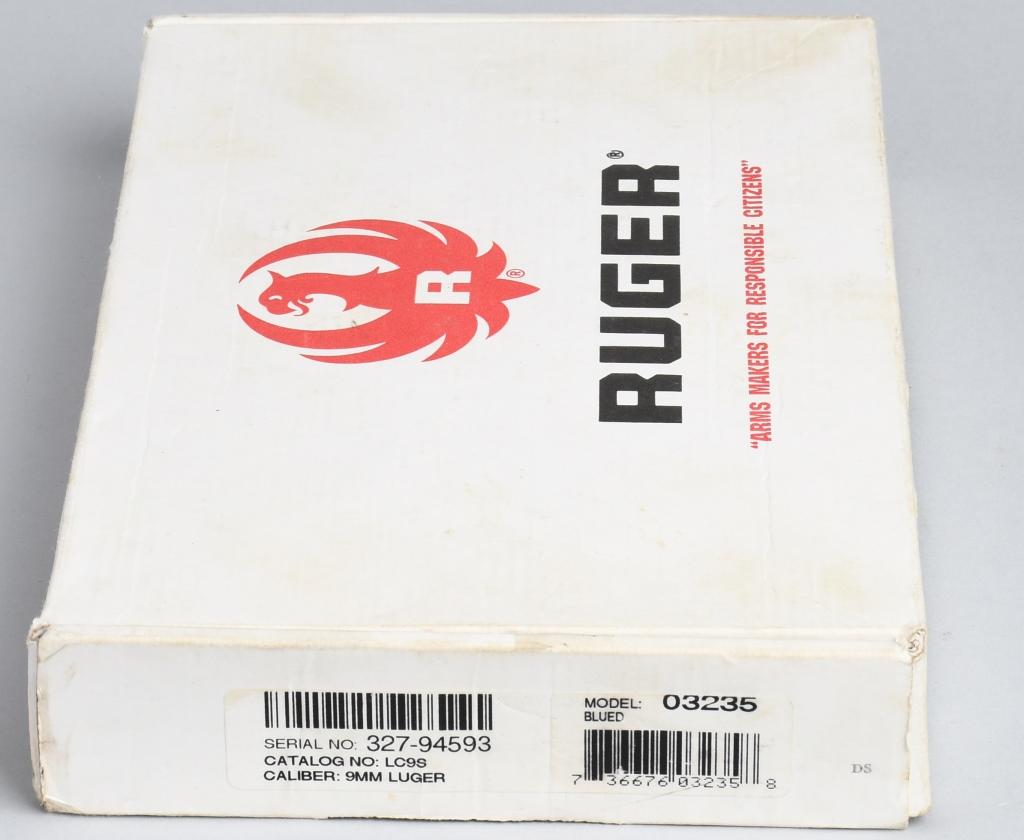 BOXED RUGER MODEL LC9s SEMI-AUTOMATIC PISTOL