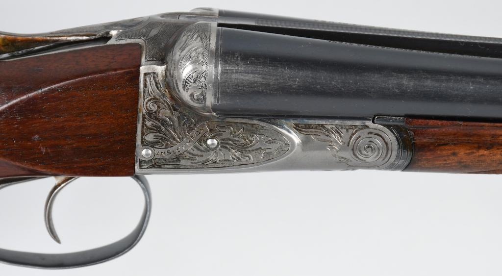 ANSLEY FOX 20 BORE ENGRAVED SXS SHOTGUN