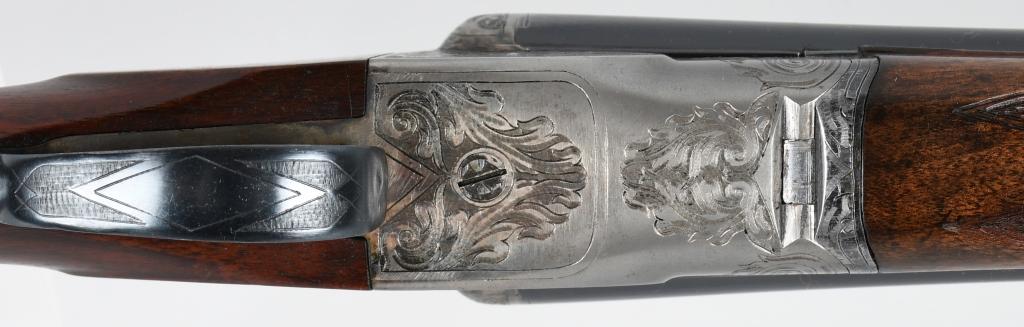 ANSLEY FOX 20 BORE ENGRAVED SXS SHOTGUN