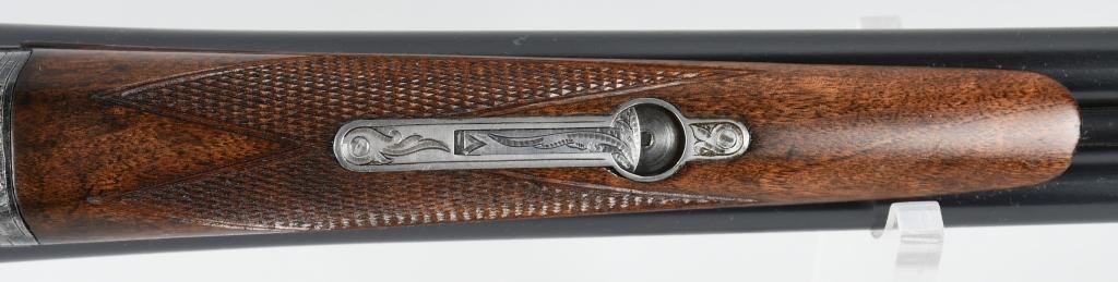 ANSLEY FOX 20 BORE ENGRAVED SXS SHOTGUN