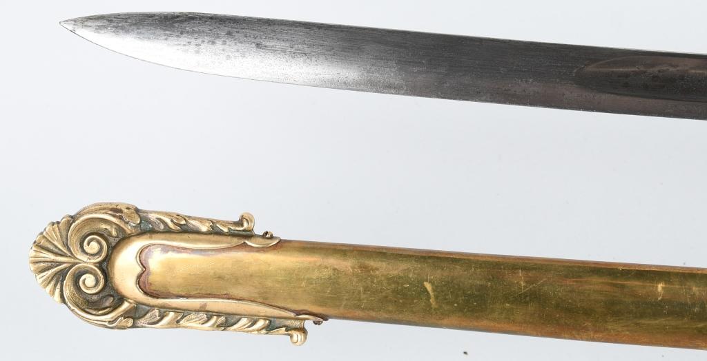 CIVIL WAR SILVER HILTED PRESENTATION SWORD