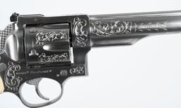 ENGRAVED RUGER REDHAWK .44 MAGNUM REVOLVER