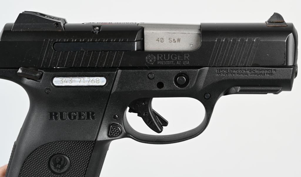 BOXED RUGER MODEL SR40 SEMI-AUTO PISTOL