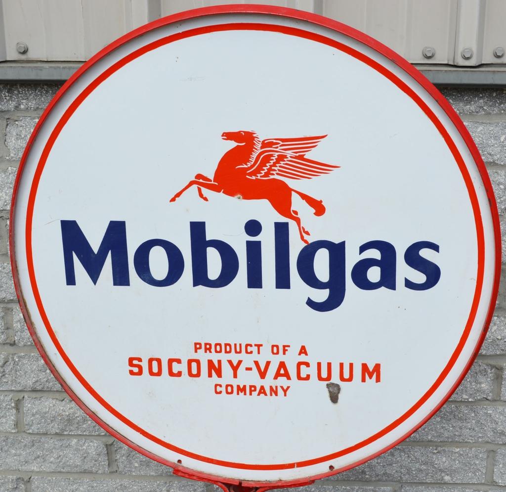 Mobilgas w/Pegasus Socony-Vacuum Company Porcelain