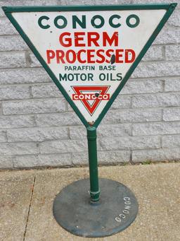 Conoco Germ Processed Paraffin Base Motor Oil Porc