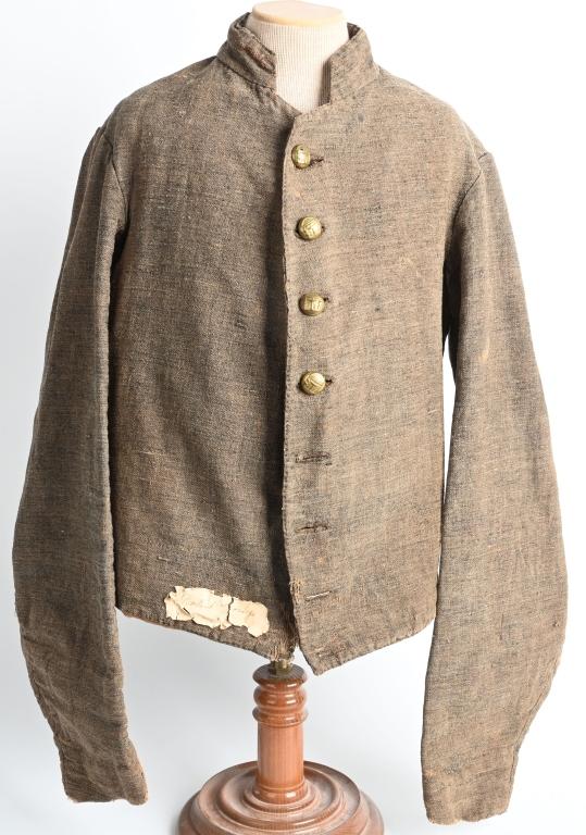 CONFEDERATE ID'ED SHELL JACKET 12th GEORGIA POW