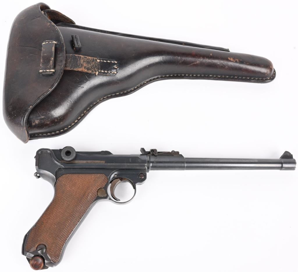 WW1 DWM 1917 ARTILLARY LUGER WITH HOLSTER