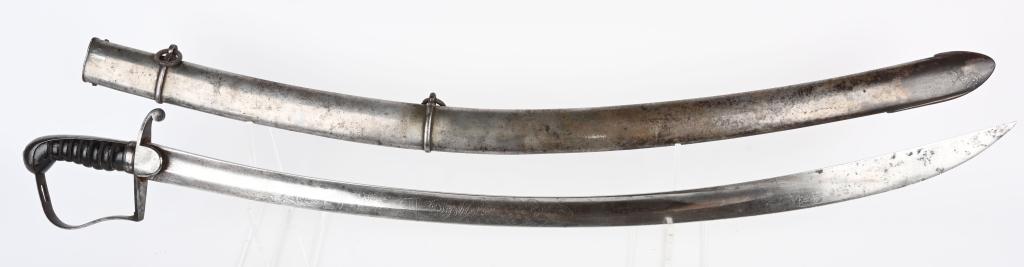 M1795 US OFFICER CAVALRY SWORD W ENGRAVED BLADE