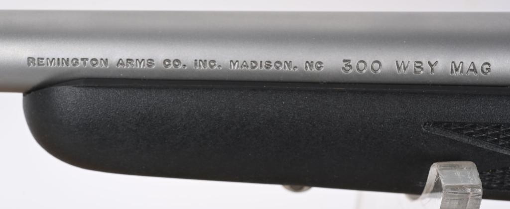 REMINGTON 700 STAINLESS WITH ENGRAVED RECEIVER