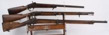 LOT (3) ANTIQUE MILITARY RIFLES FOR PARTS