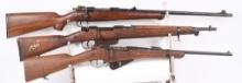 LOT OF 3: BOLT ACTION MILITARY RIFLES