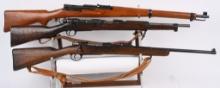 LOT OF 3: BOLT ACTION MILITARY RIFLES