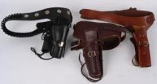 (7) HOLSTERS & (6) CARTRIDGE BELTS. BEST QUALITY