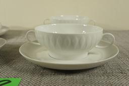 set of THOMAS GERMANY 4 Bowls & saucer  -CO