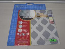 Craft Mat And Paint Stencil-CO