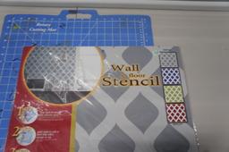 Craft Mat And Paint Stencil-CO