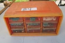 Plastic Organizing Hardware Toolbox (Orange)