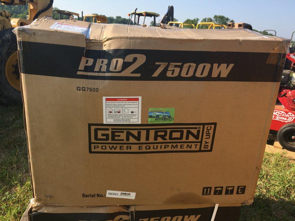 UNUSED GENTRON PRO2 7500W GENERATOR