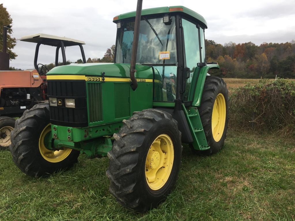 JOHN DEERE 6605 CAB TRACTOR